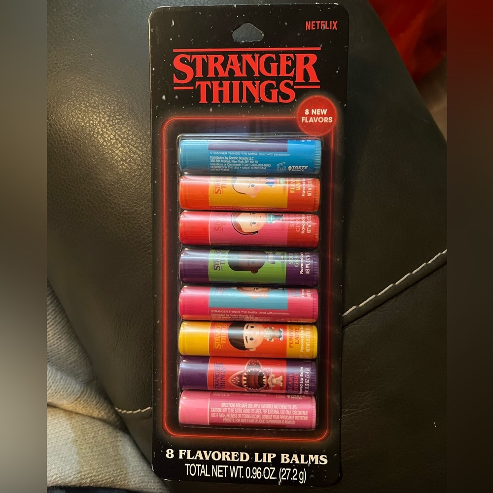 *5/$30* Stranger Things Flavored Lip Balms Set